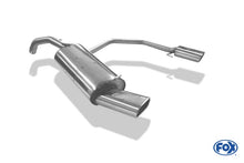 Sportschalldämpfer mit links/rechts je 1 Endrohr 135x80mm (Typ 53), inkl. (EG-) GENEHMIGUNG!