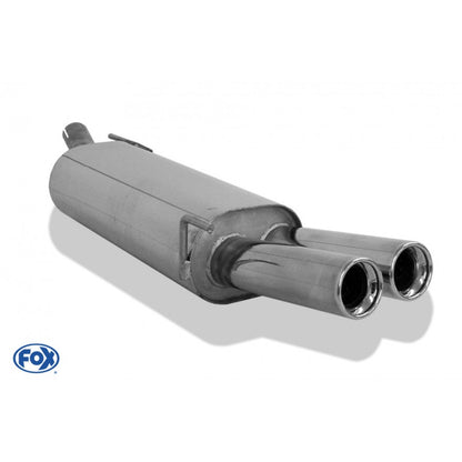 Sportschalldämpfer mit 2 Endrohren 76mm (Typ 13), inkl. (EG-) GENEHMIGUNG!