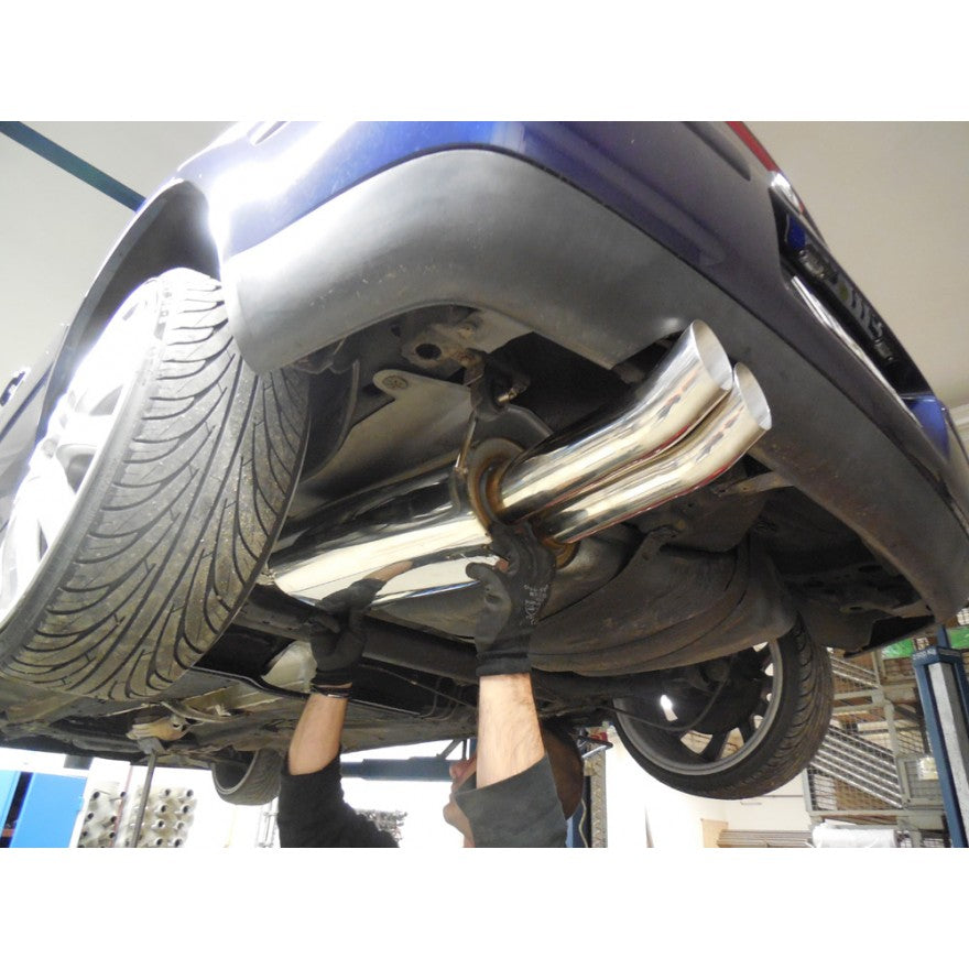 Sportschalldämpfer mit 2 Endrohren 76mm (Typ 18), inkl. (EG-) GENEHMIGUNG!